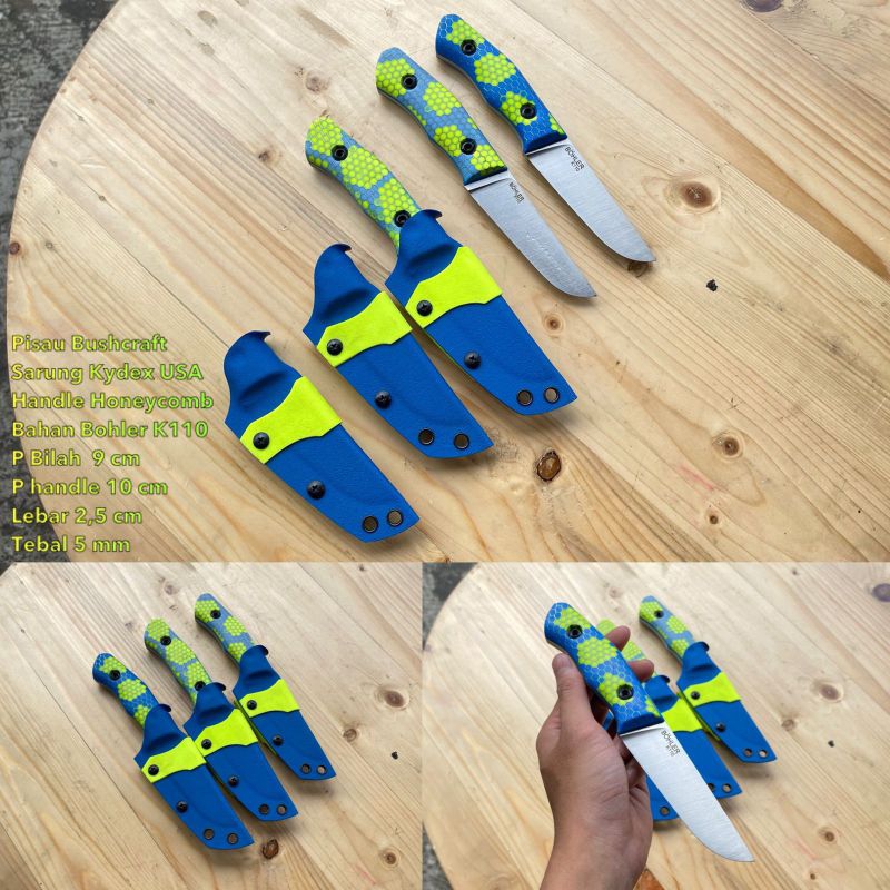 Pisau dapur pisau Burscraft kualitas premium bohler