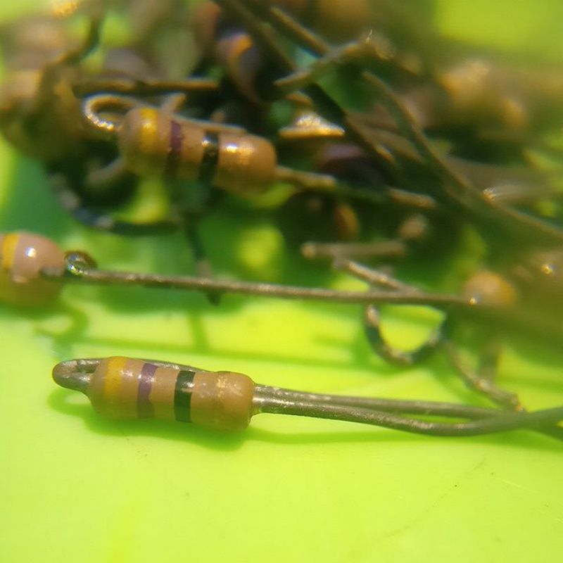 resistor 47 ohm campur
