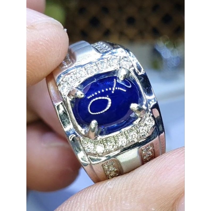 NATURAL BLUE SAPPHIRE RING PERAK