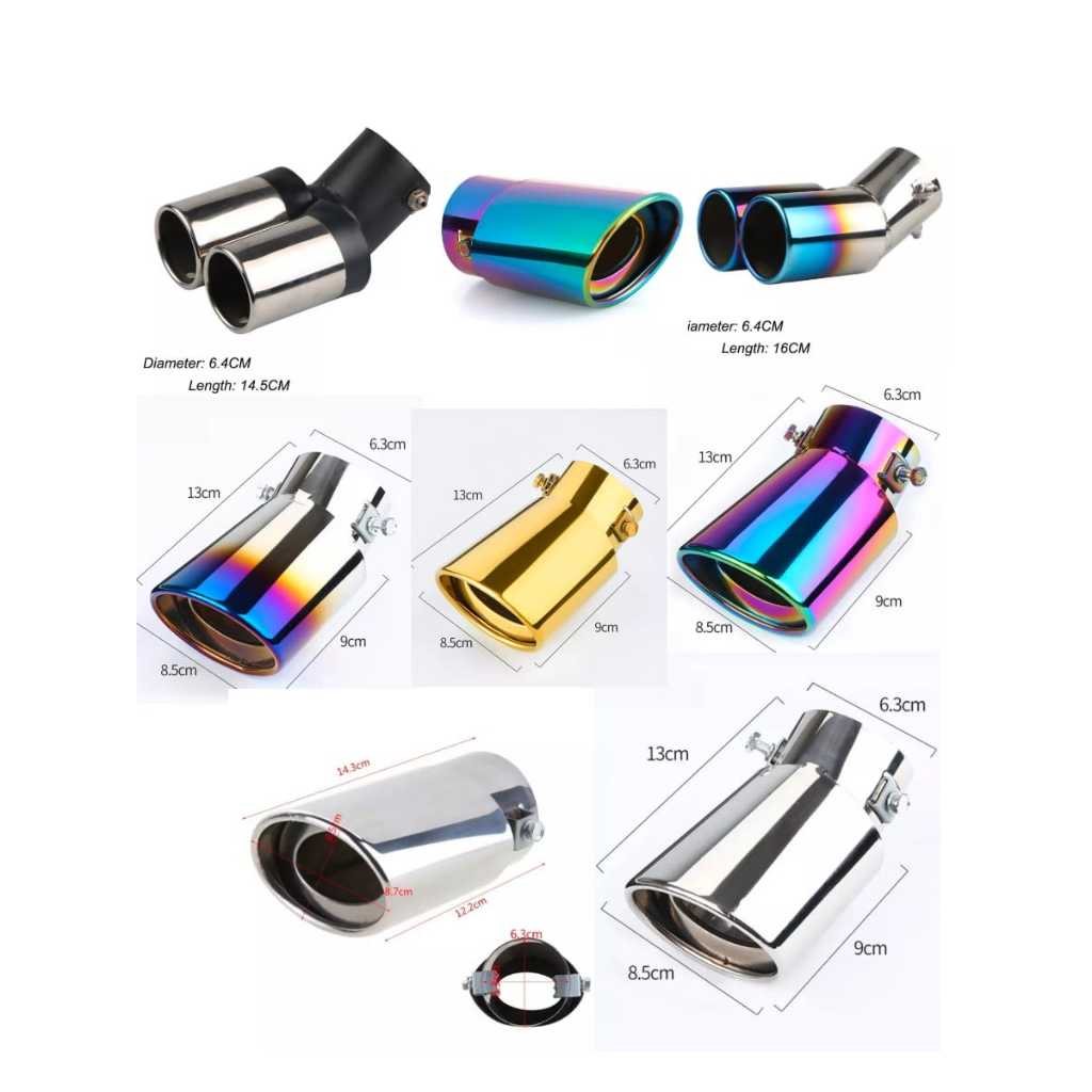 Muffler Ujung Kenalpot Stanlise Mobil GRAND AVANZA XENIA VELOZ