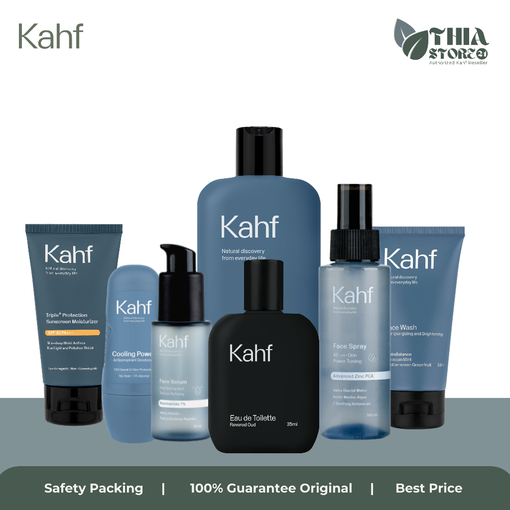 Paket Kahf Lengkap Skincare Perawatan Untuk Pria Lengkap