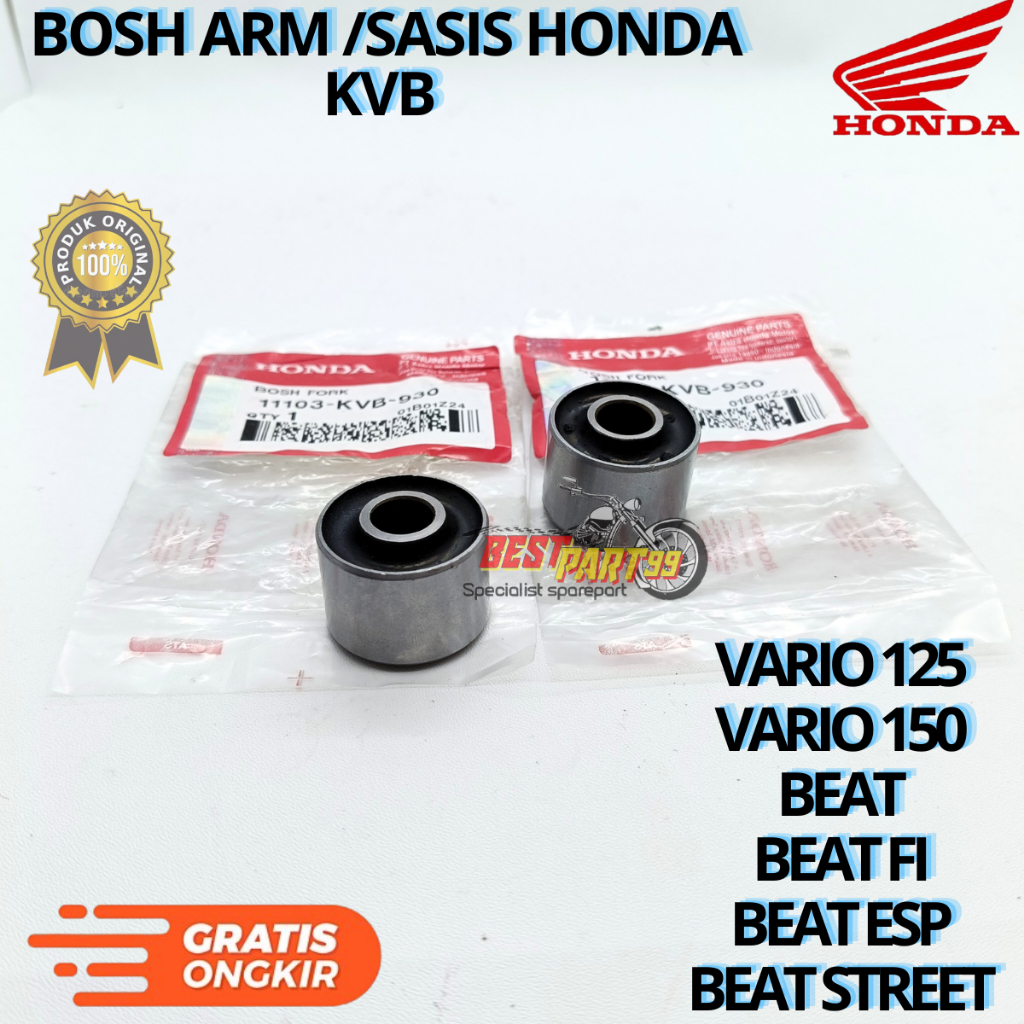 Bosh ARM/SASIS HONDA  KVB untuk motor VARIO 125, VARIO 150, BEAT,BEAT FI, BEAT ESP, BEAT STREET. AHM