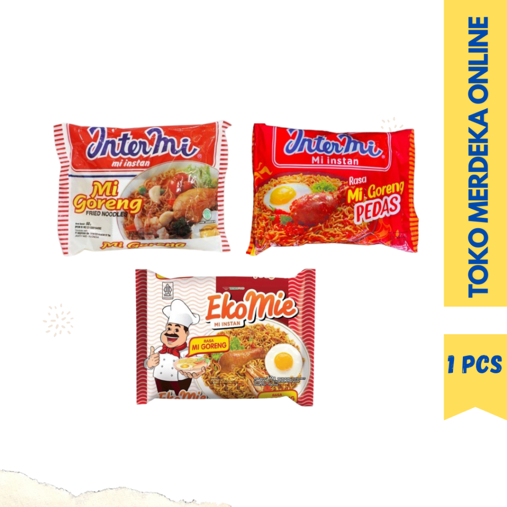 

(1 PCS) MIE INTERMIE GORENG ORI PEDAS MIX ISI 1 PCS Instan Noodles
