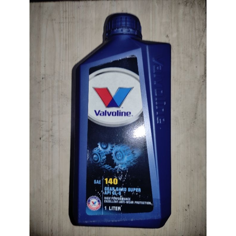 CUCI GUDANG Oli Gardan Valvoline Gear 140 GL-5 (1 Liter) Kemasan ASLI & Eceran