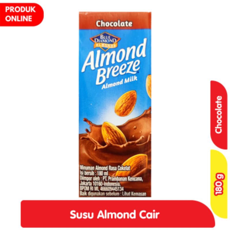 

Almond Breeze Susu Almond Cair Cokelat Kotak 180 ml