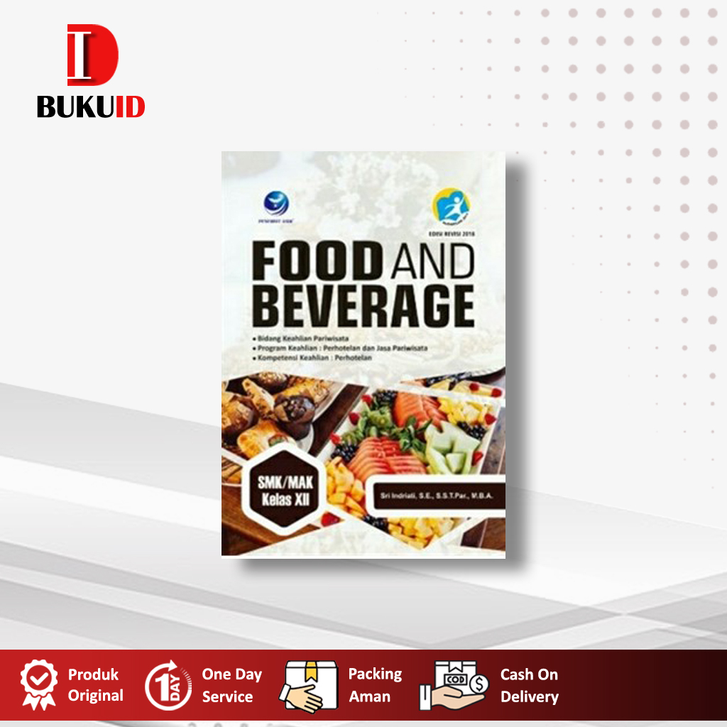 Buku Food And Beverage untuk SMK/MAK  Kelas XII