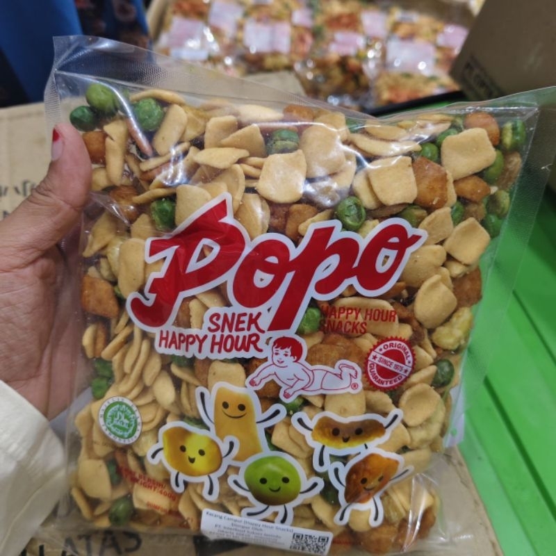 

KERIPIK LEBARAN POPO MARUKU CAMPUR 400 GRAM