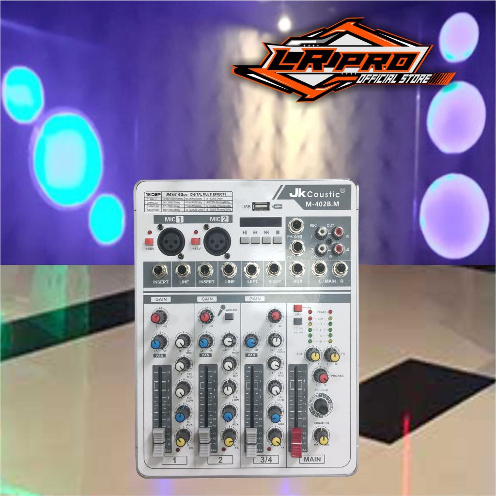 Mixer 4 Chanel Jk Coustic M 402 B