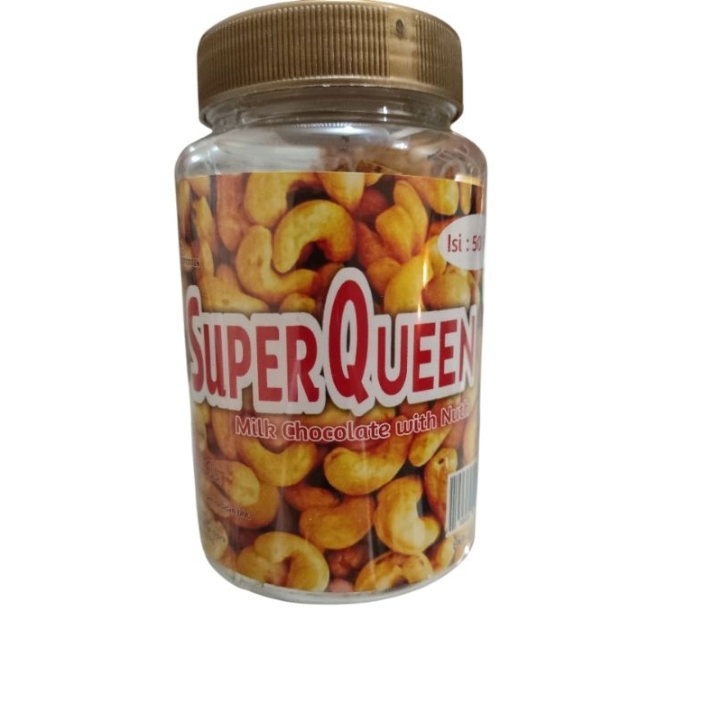 

Cokelat Super Queen kemasan botol isi 50 pcs