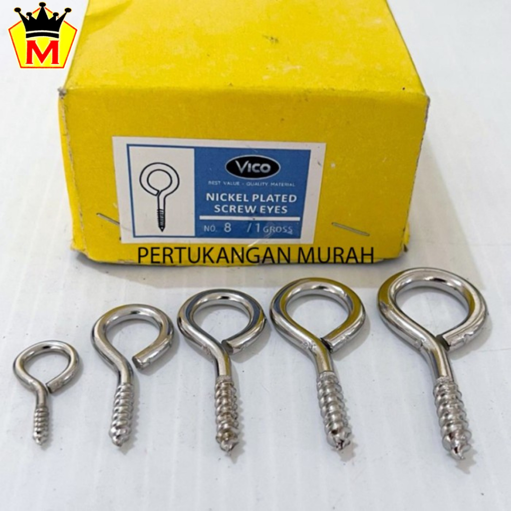[KOTAK] Sekrup Mata Tutup / Sekrup Gantung No. 8