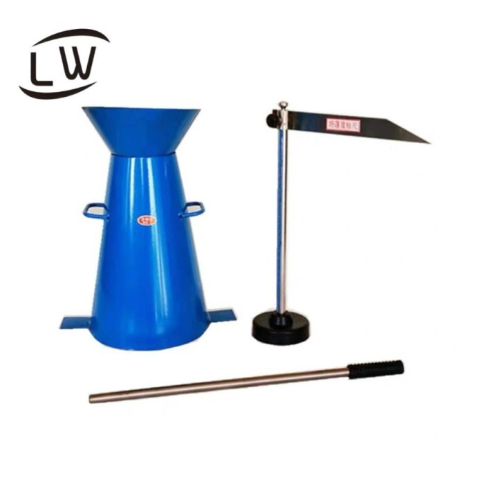 SLUMP TEST SET / CORONG SLUMP TEST BAHAN BESI / CONE FUNNEL SLUMP TEST