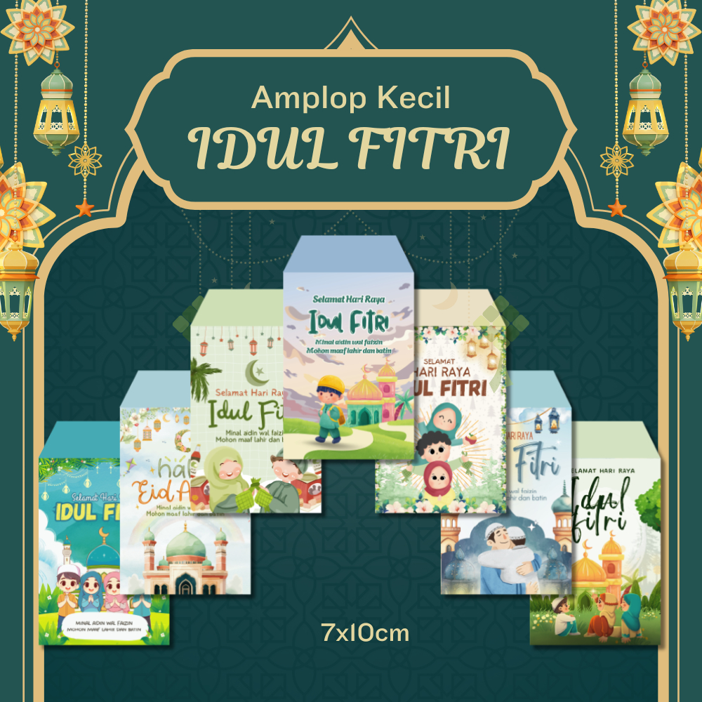 

Amplop Lebaran Idul Fitri Selamat Hari Raya Ukuran Mini/Kecil/Pendek