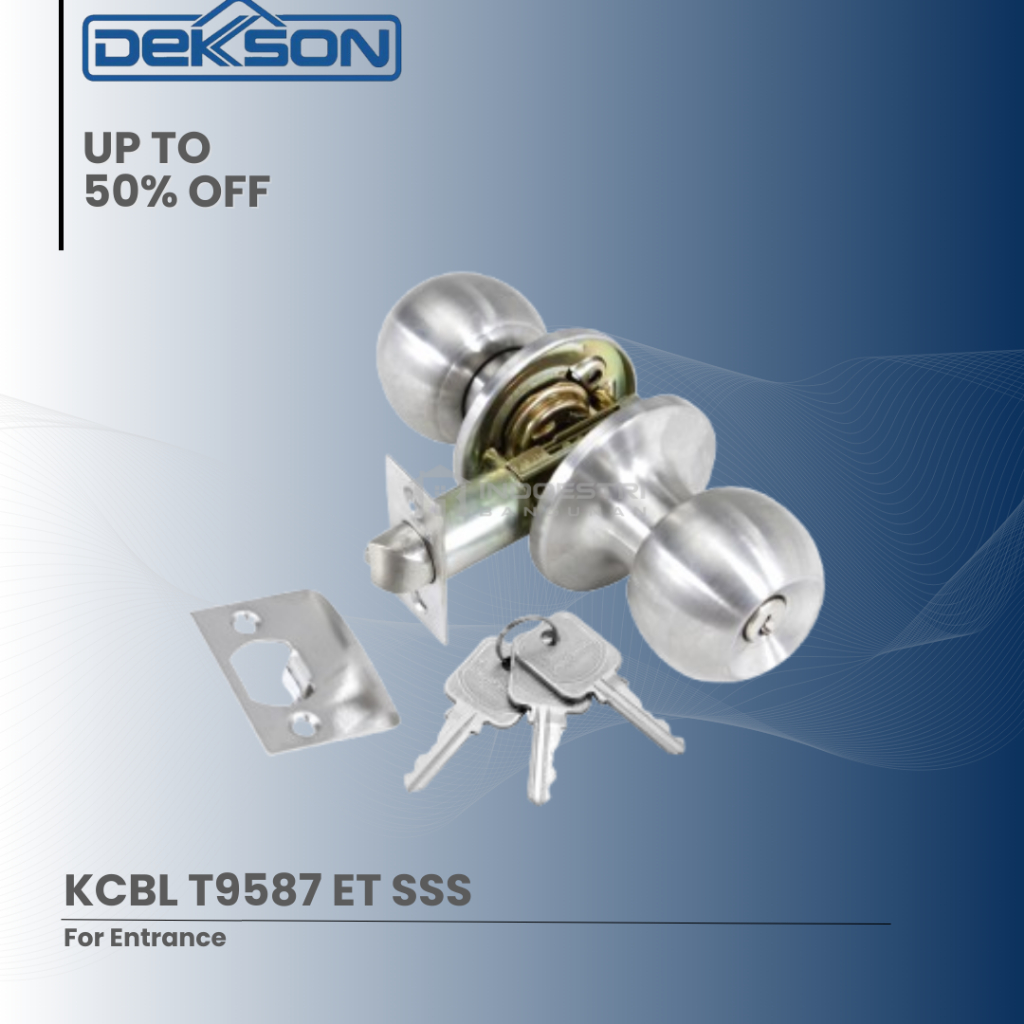 Kunci Kamar Mandi Dekkson KCBL T9587 ET SSS (With Key)