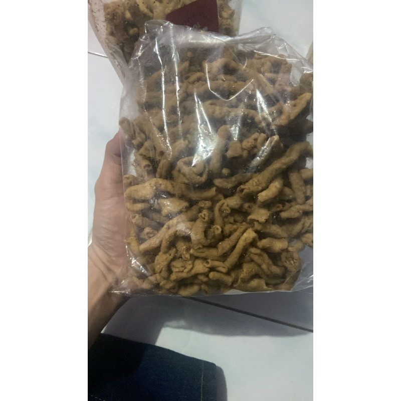 

Keripik usus crispy ukuran 500 gr rasa original
