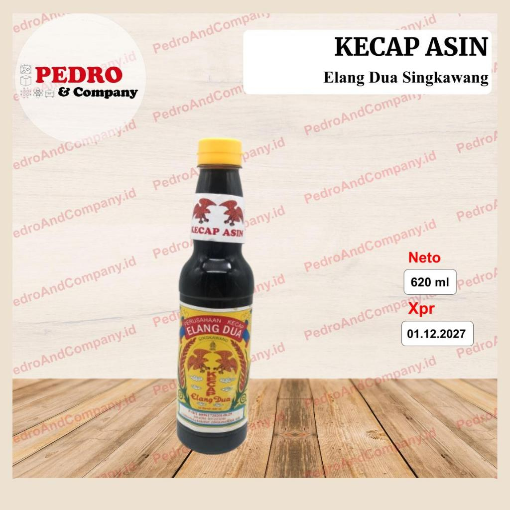 

Kecap Asin Elang Dua Singkawang 620 ml soy sauce asin