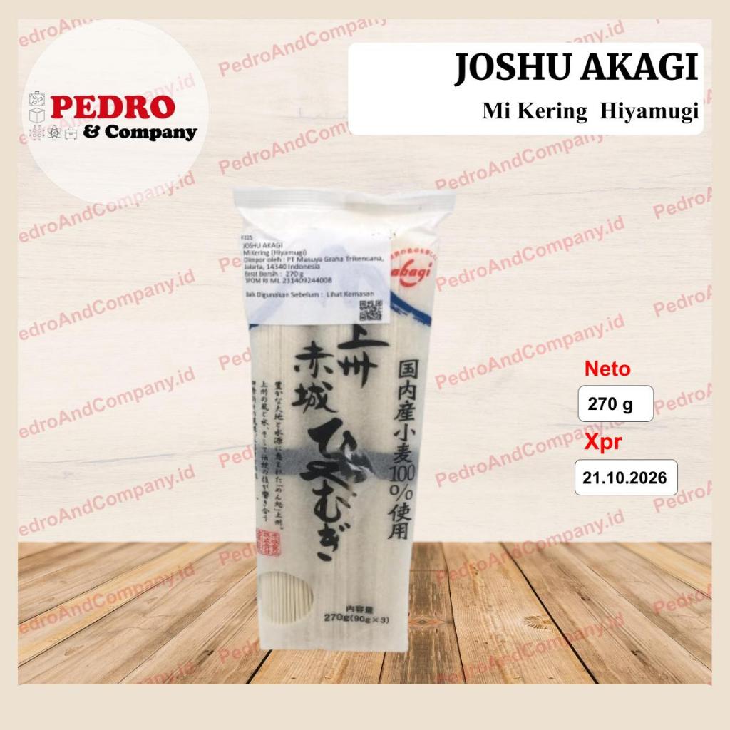 

Joshu Akagi Mi kering Hiyamugi 270 gram mi jepang