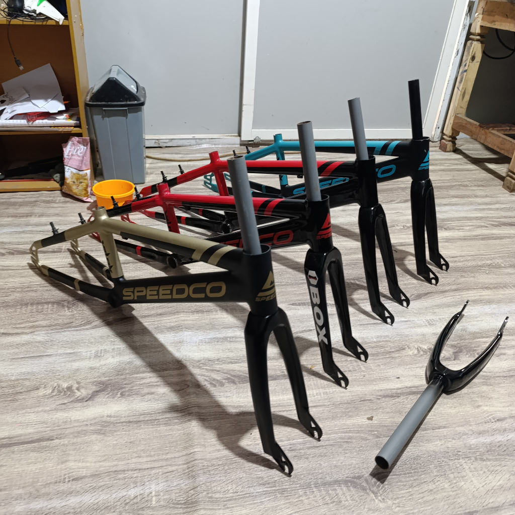 Frameset Bmx Custom / Handmade Spidco X Fork Custom Bmx Hi-ten Steel - MustofaCustom