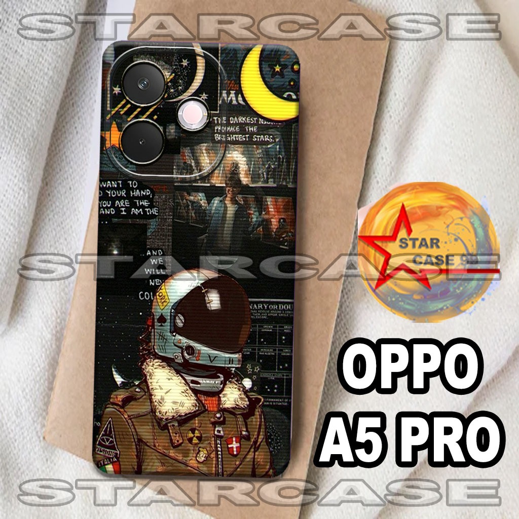 S18- Softcase karet untuk   OPPO A5 PRO  -motif nasa -case OPPO A5 PRO-casing-kesing-silikon