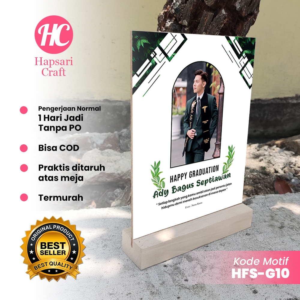 Kado Wisuda Foto Stand / Hadiah Wisuda Cewek Cowok Graduation, Perpisahan, Kenang-kenangan - Gift Wi