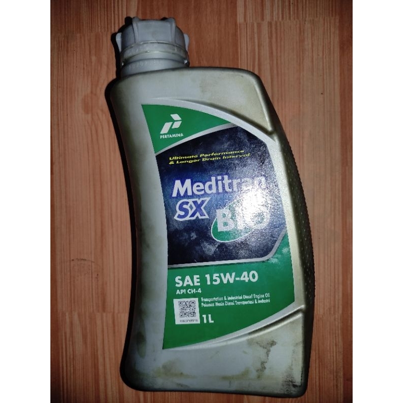 Oli Mesin Meditran SX BIO (Diesel) CH-4 (1 Liter)