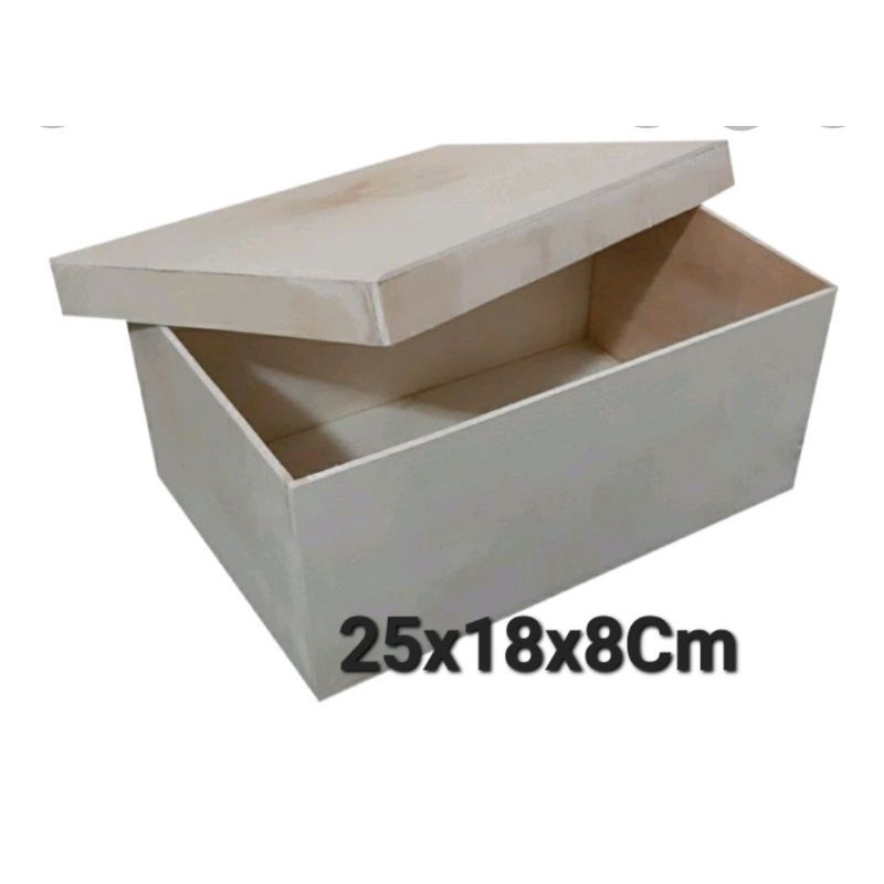 

Kotak Triplek 25x18x8Cm tutup Cup tebal 4mm