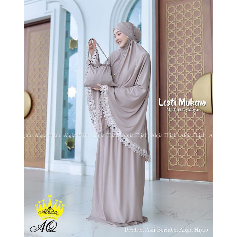 MUKENA LESTY JERSEY ZOYA//MUKENA DEWASA BY AL QIA