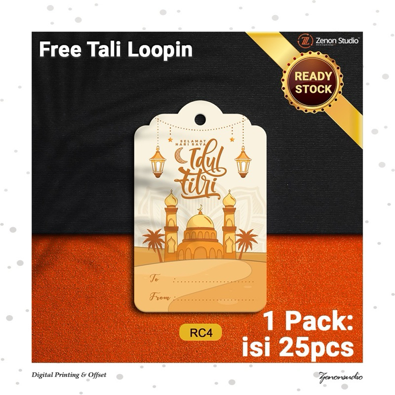 

Hangtag box hampers lebaran