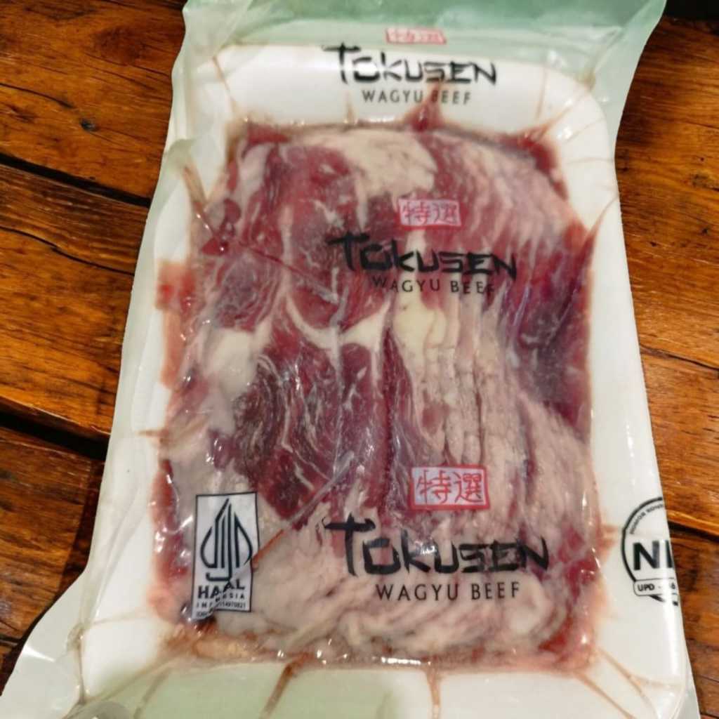 

Tokusen wagyu slice (beef plate slice) 500gr