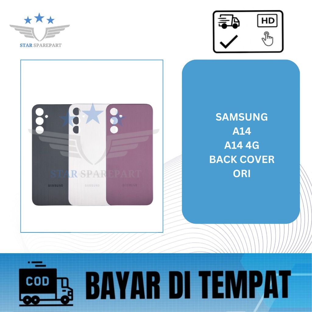 BACK COVER SAMSUNG A14 / A14 4G / TUTUP BELAKANG / BACK DOOR