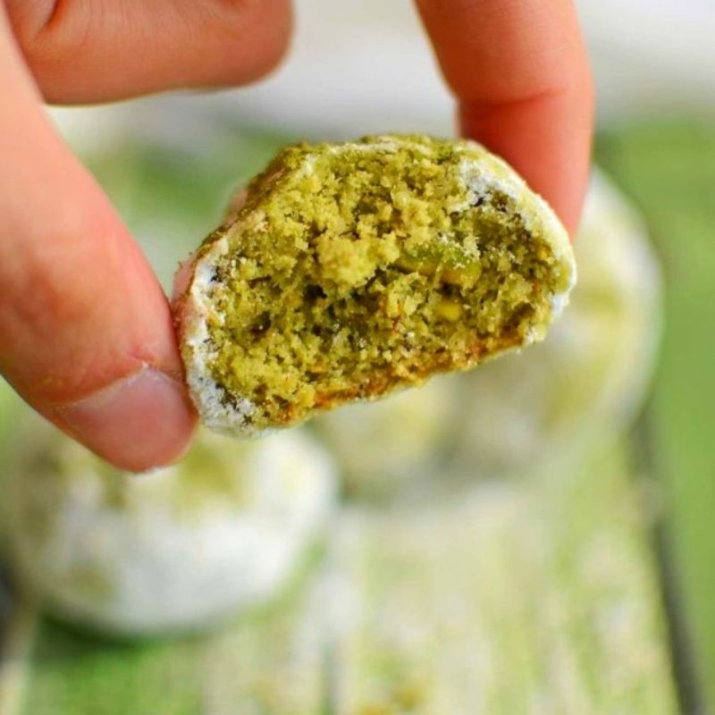 

SNOWBALL MATCHA TOPLES JAR 400 ml KUE KERING BISA COD