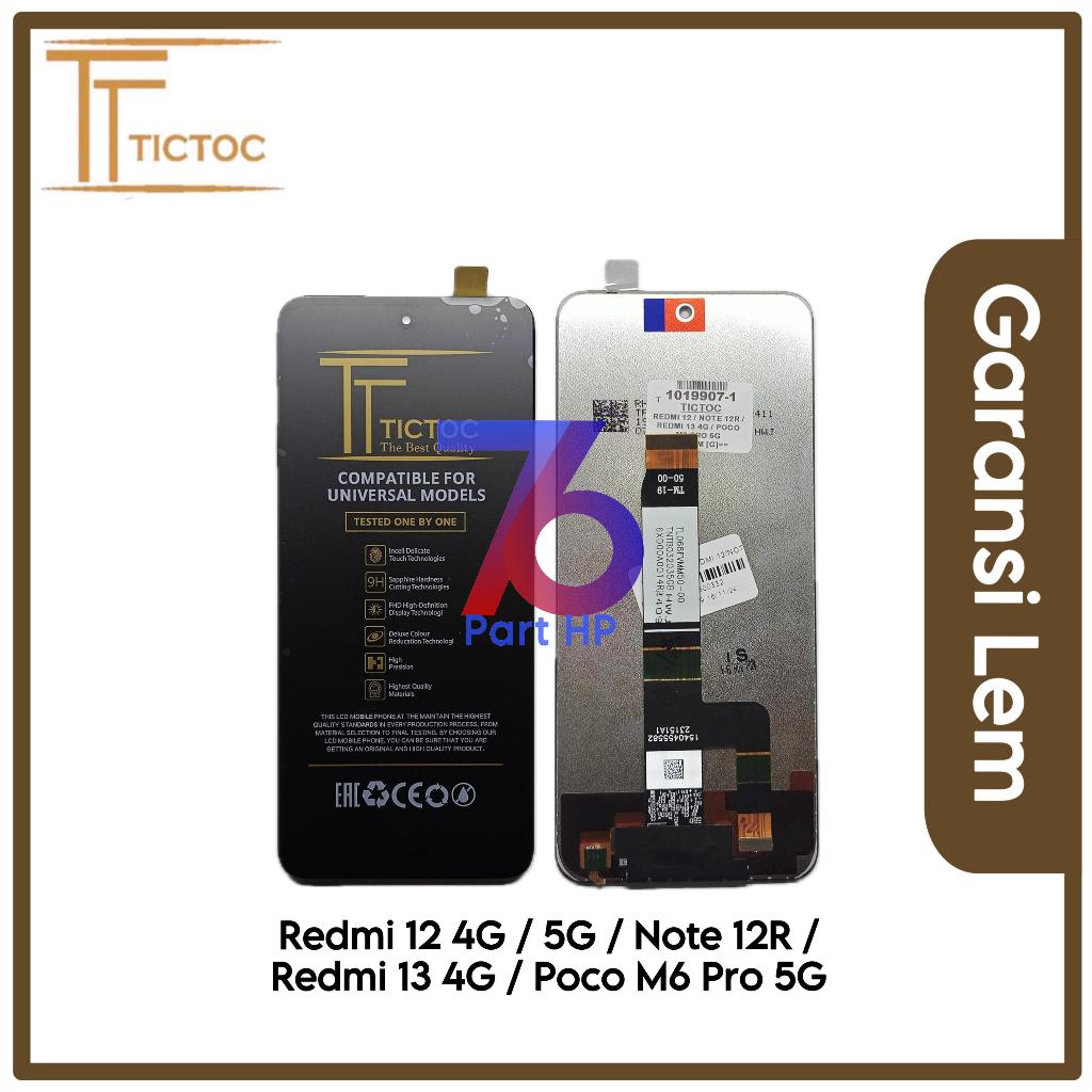 LCD Touchscreen Fullset Redmi 12 4G 5G / 13 4G / Note 12R / Poco M6 Pro 5G / 23053RN02A / 23053RN02Y