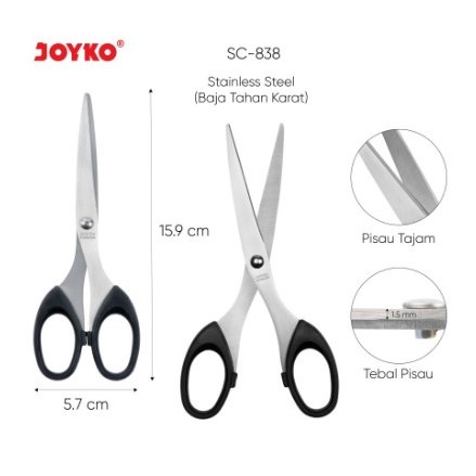 

Gunting Sedang Joyko SC-838