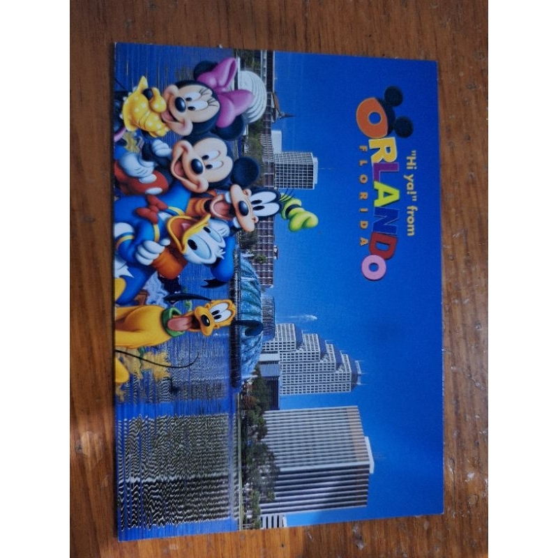 

kartu pos disney mickey mouse postcard