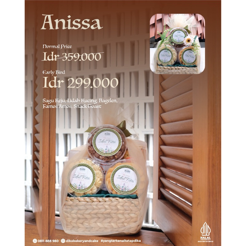 

ANISSA HAMPERS LEBARAN