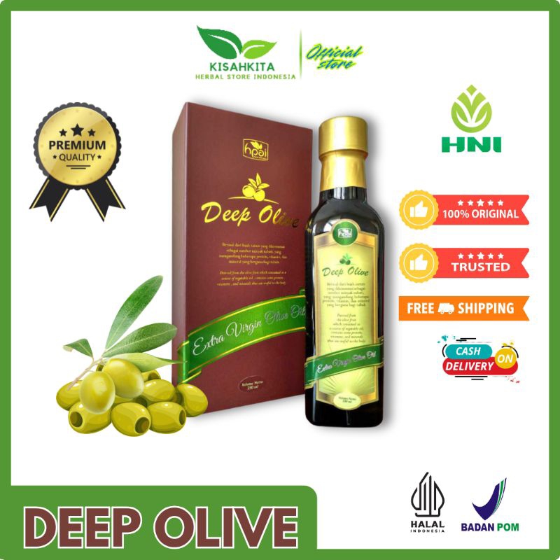 

DEEP OLIVE Extra Virgin Olive Oil - Minyak Zaitun Murni original