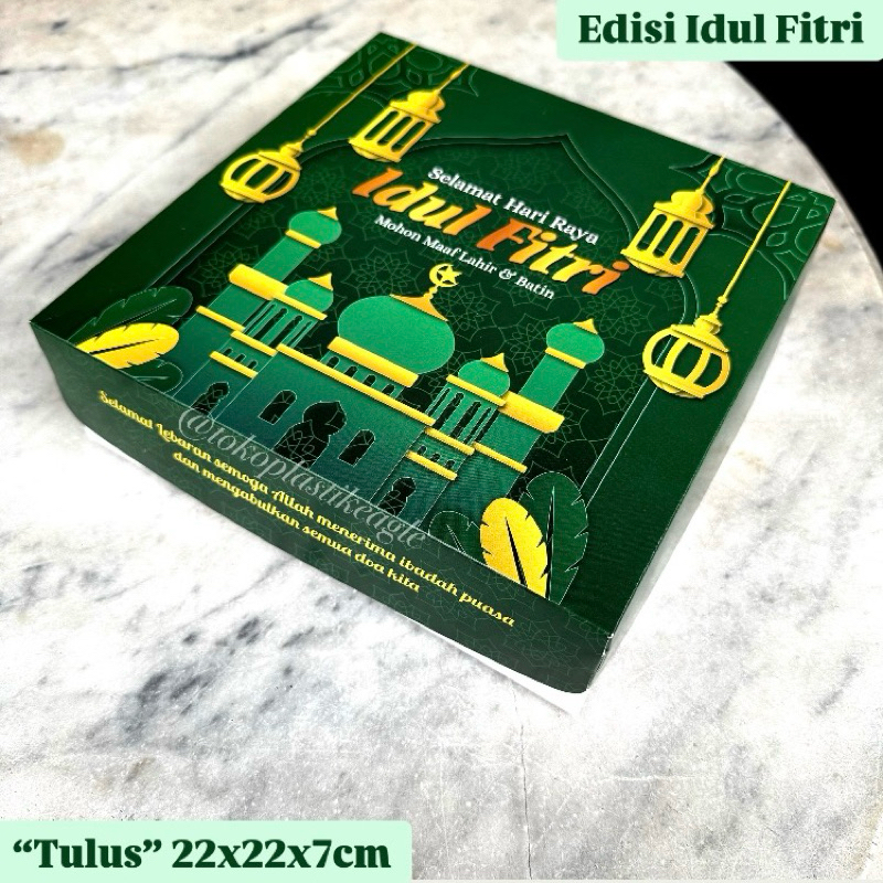 

[EDISI IDUL FITRI] Dus Lebaran “TULUS” uk 22x22x7cm
