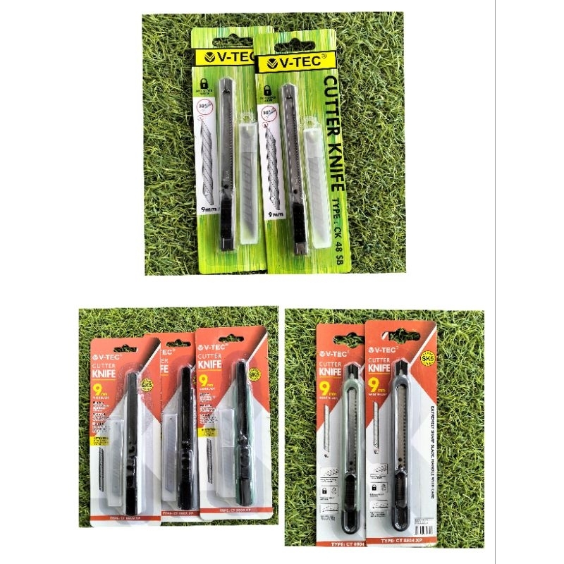 

Vtec Cutter Knife/Cutter/Pemotong Kertas Murah Vtec/Pisau Kertas(Baca Deskripsi)