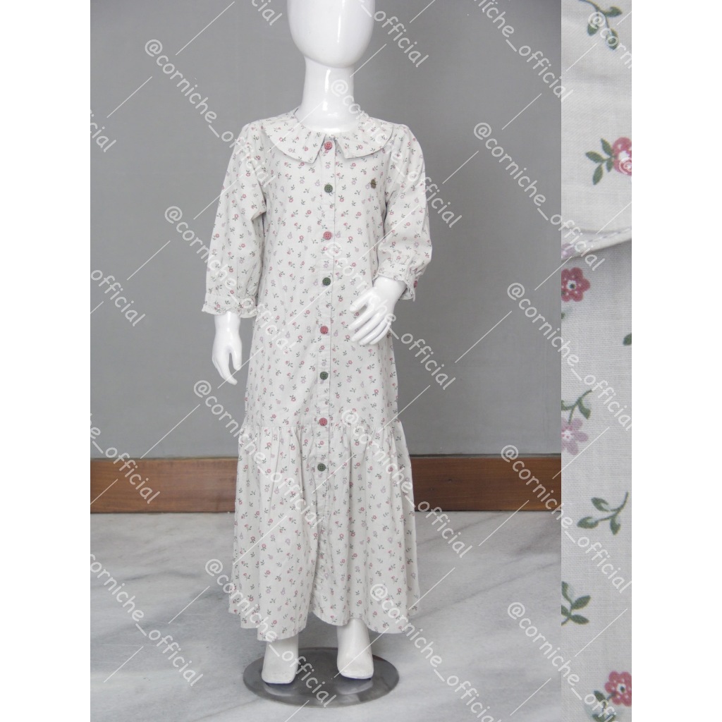 Corniche Kids Syaria Dress Kids Khaki - TI K50403