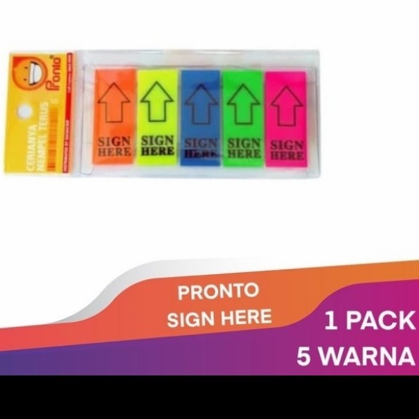 

Memo Sticky notes Sign Here Pronto (1 Pad) RB9