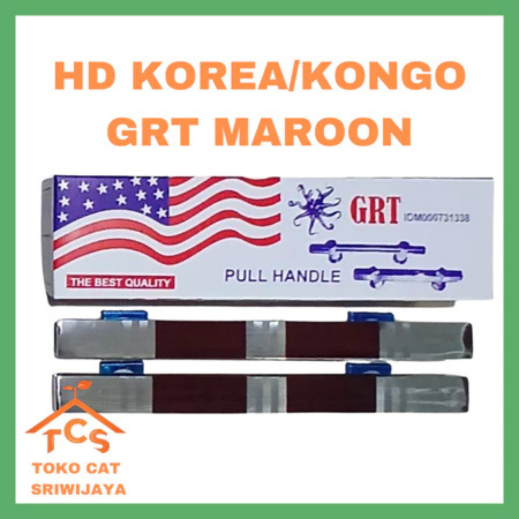 TARIKAN PEGANGAN PINTU BULAT RUMAH MINIMALIS WARNA COKLAT KOTAK