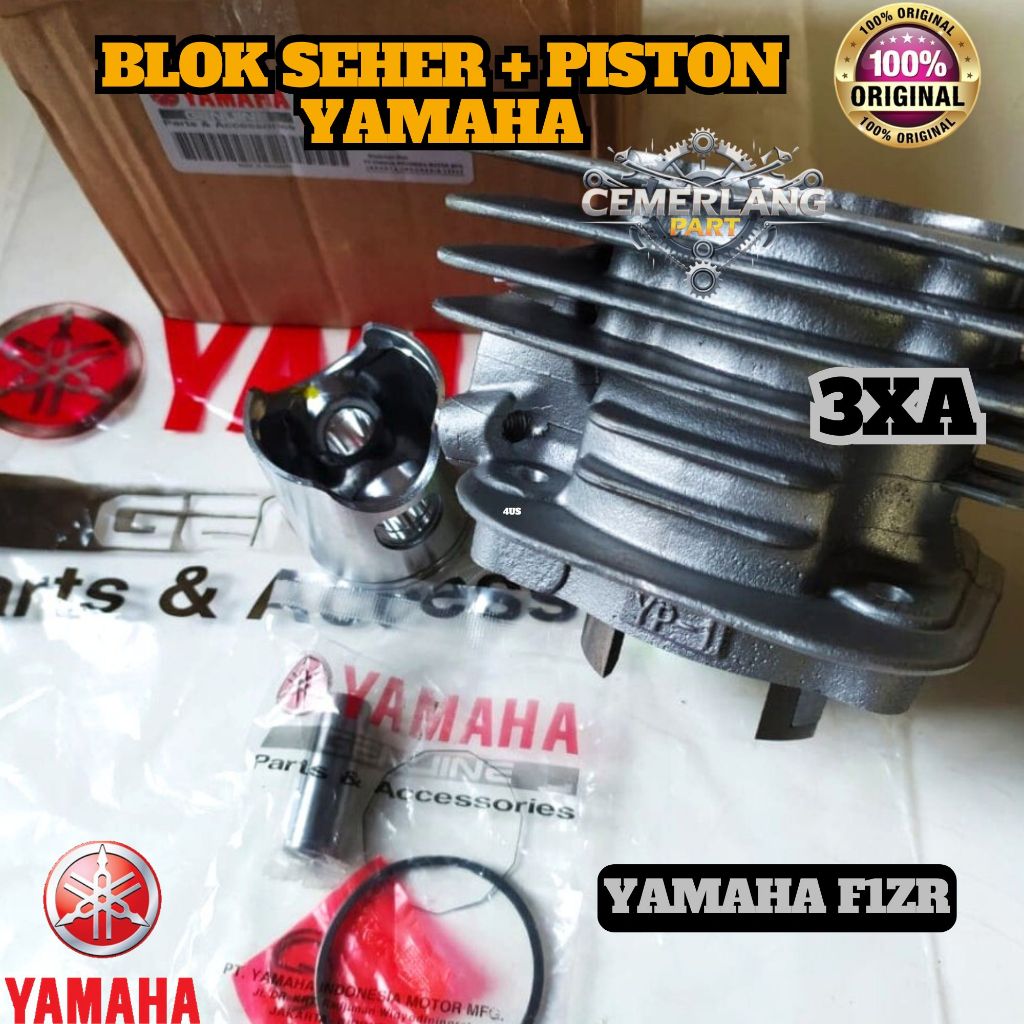 BLOK SEHER PISTON 3XA YAMAHA FIZR ORIGINAL YAMAHA