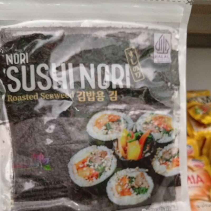 

Nori sushi Nori isi 10 lembar berat 25g