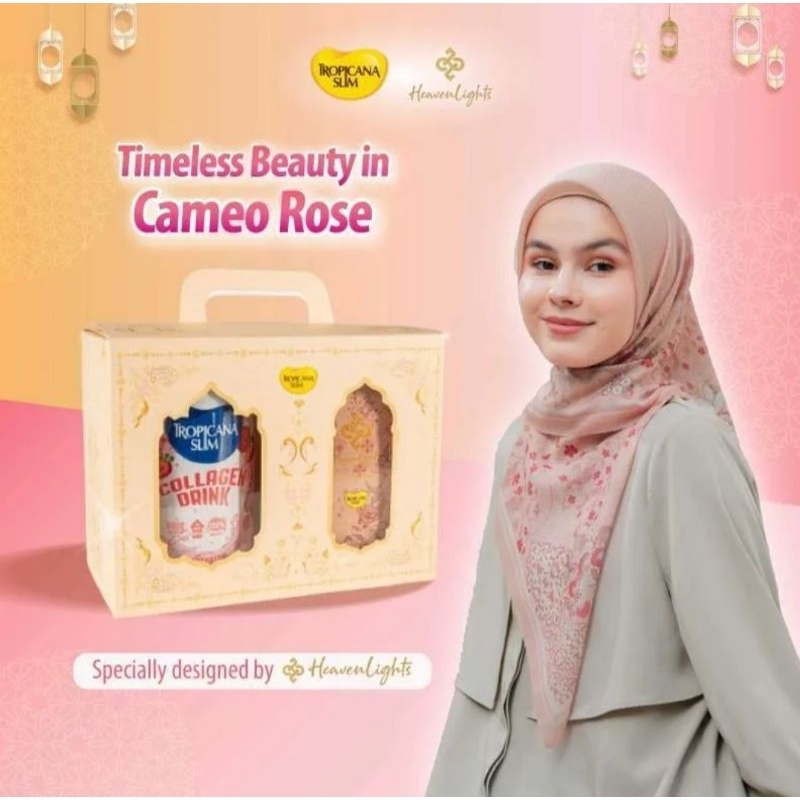 

Hampers Ramadan Timeless Beauty in Ramadan Tropicana Slim x Heaven Lights