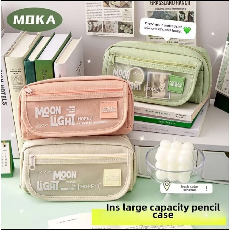 

Kotak Pensil MoonLight Multi Layer Large Capacity Pencil Bag