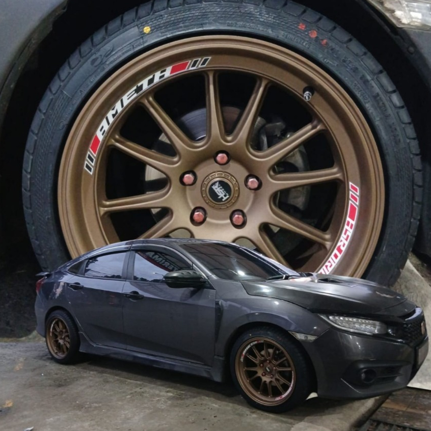 Velg Pelg Mobil Untuk Honda Civic Ring 18 Paket Kumplit Velg Dan Ban Ukuran 225 45 Accelera