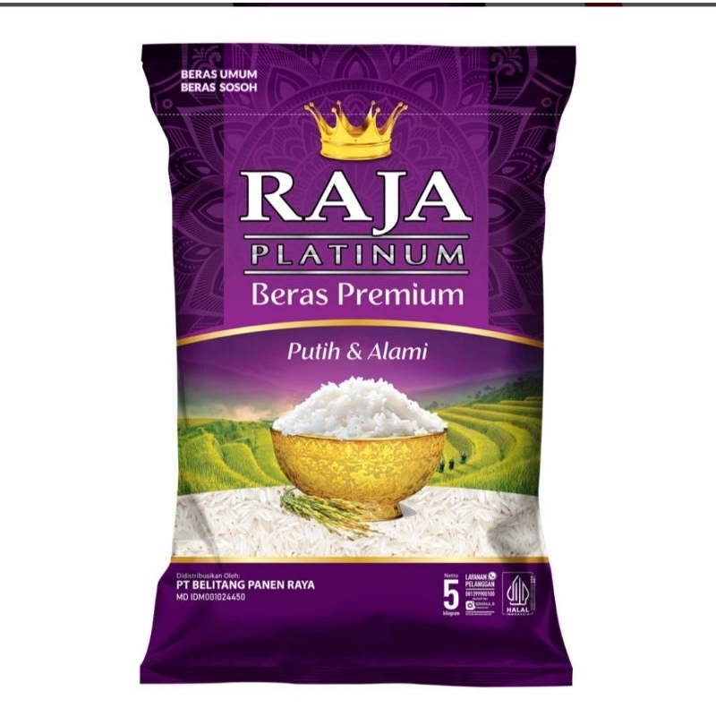Raja Platinum Beras Slyp Super 5 kg