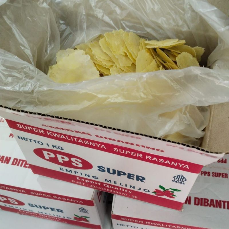 

Emping/kerupuk Belinjo Mentah Super 1 kg