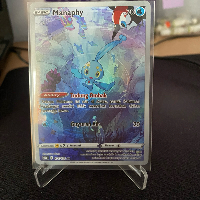Manaphy 178/172 AR TCG Pokemon Indonesia