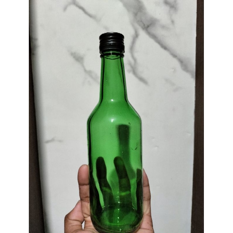 botol kaca 350ml, botol kaca hijau 350ml, botol 350ml