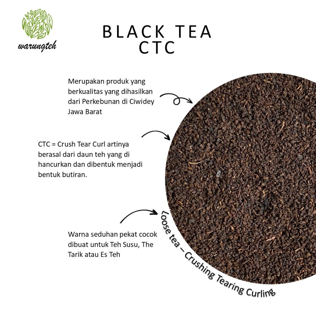 

RK12 Teh Hitam CTC BP1 Kiloan Indonesia Black Tea warungteh